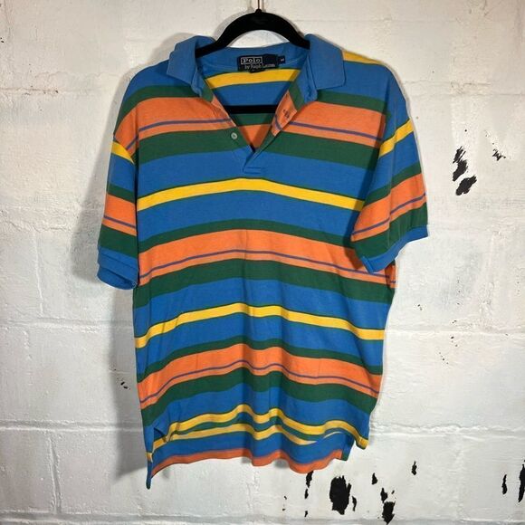 Vintage Polo Ralph Lauren Striped Polo - Picture 1 of 7